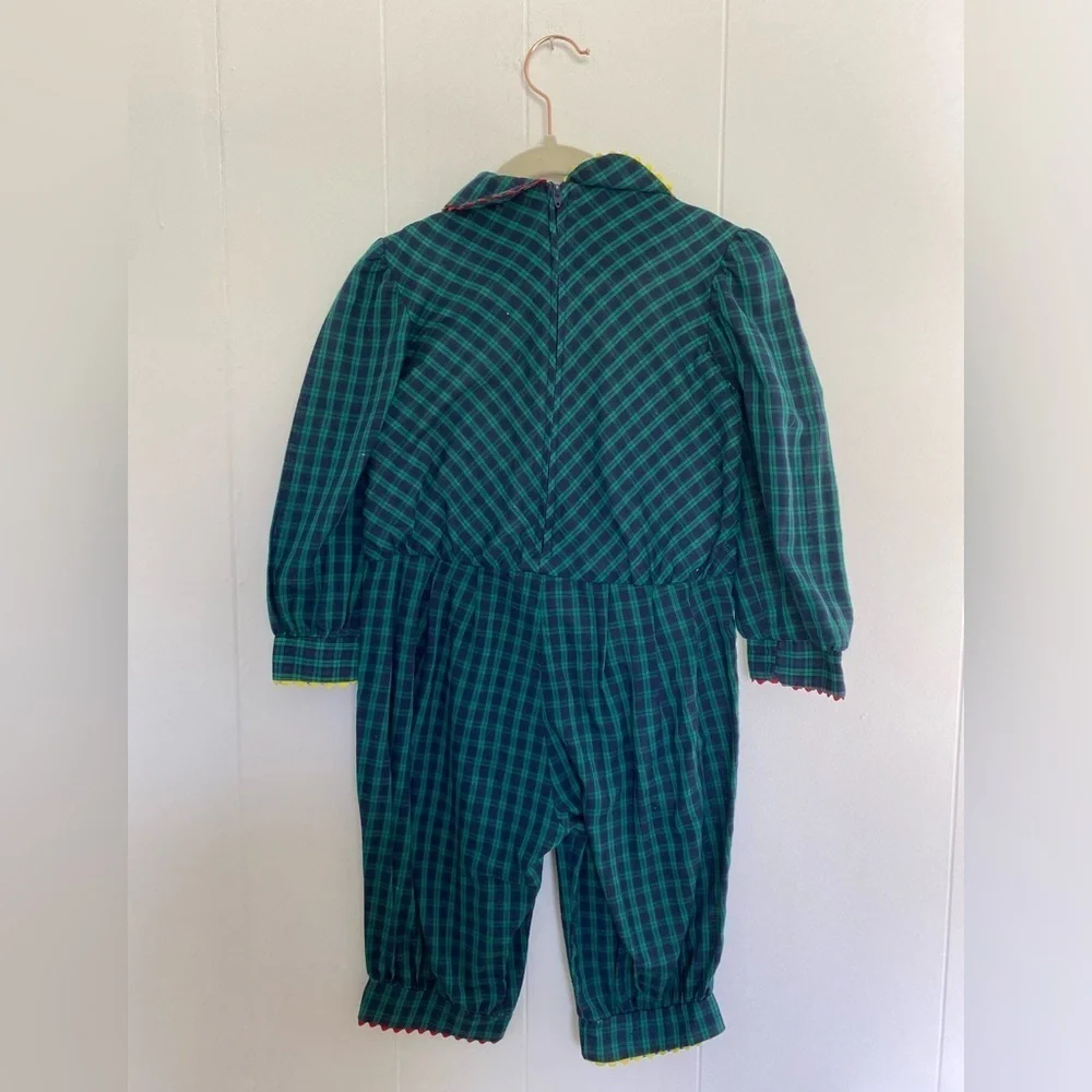 CHOCOLATE SOUP Vintage Unisex Appliqué Alligator Children’s Outfit Size 4T